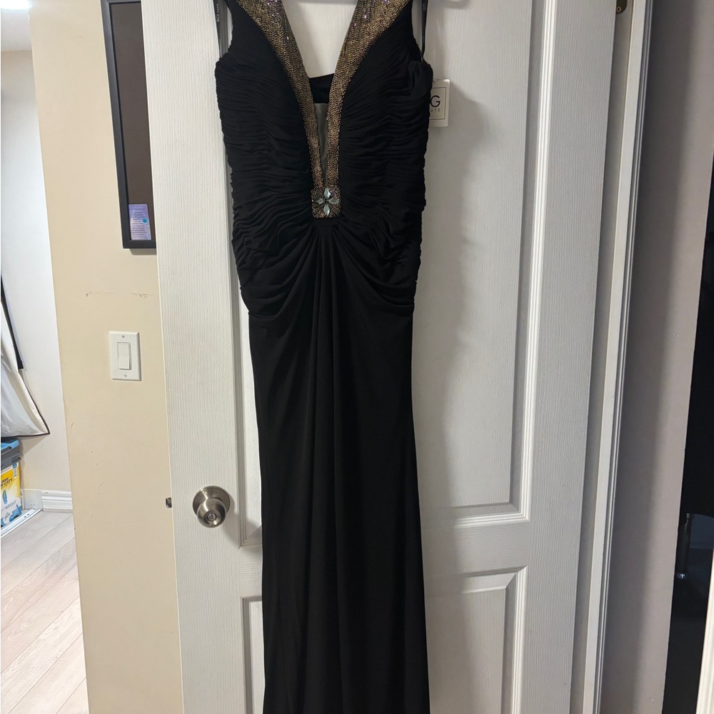 Elegant Black Evening Gown